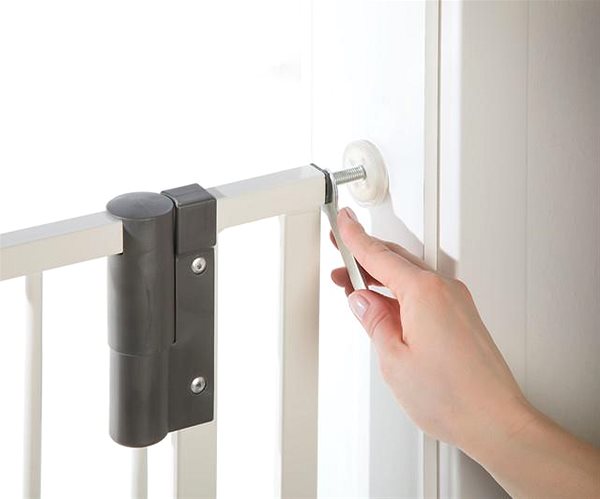 Babarács Geuther Easylock Plus biztonsági ajtórács, fehér, 84,5-92,5 cm ...