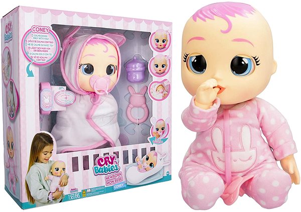 Cry Babies Újszülött Coney doll.