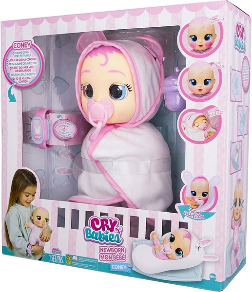 Cry Babies Újszülött Coney doll.