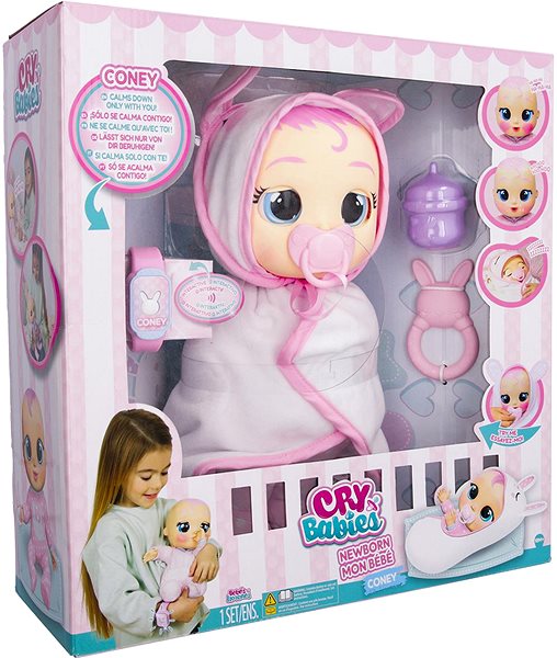 Cry Babies Újszülött Coney doll.