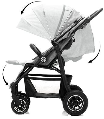 Baby Buggy Fillikid Adventure Air Grey ...