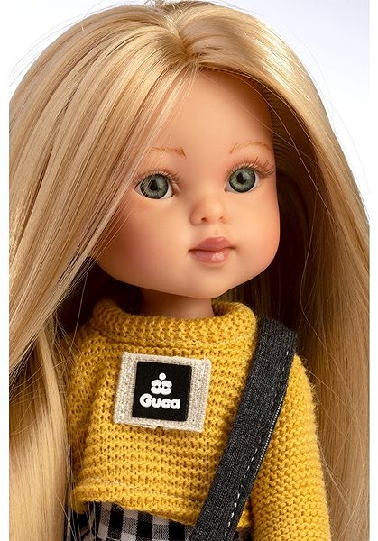 Guca 985 Penelope doll - realistic doll with all-vinyl body - 34 cm .