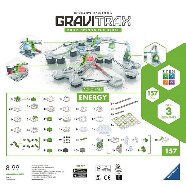Stavebnice Ravensburger 274826 GraviTrax Akční set Energy ...
