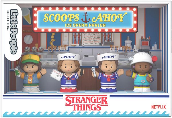 Figures Fisher-Price Little People Scoops ahoy from Stranger Things 4 pcs ...
