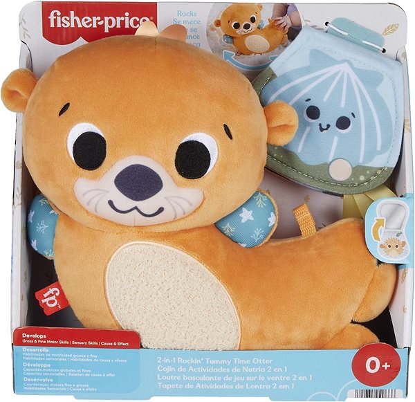 Kuscheltier Fisher-Price Otter mit Buch ...