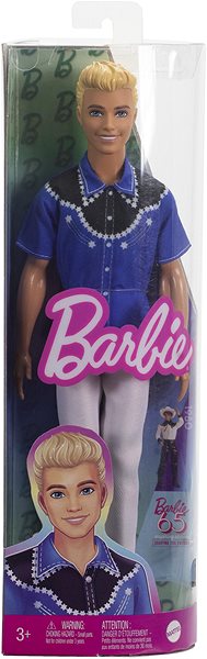Barbie Fashionistas doll model Ken in cowboy outfit 65th anniversary.