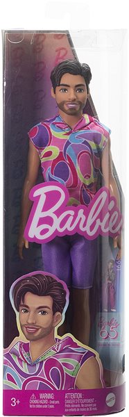 Barbie Fashionistas doll model Ken inspired by Totally Hair 65th Anniversary.