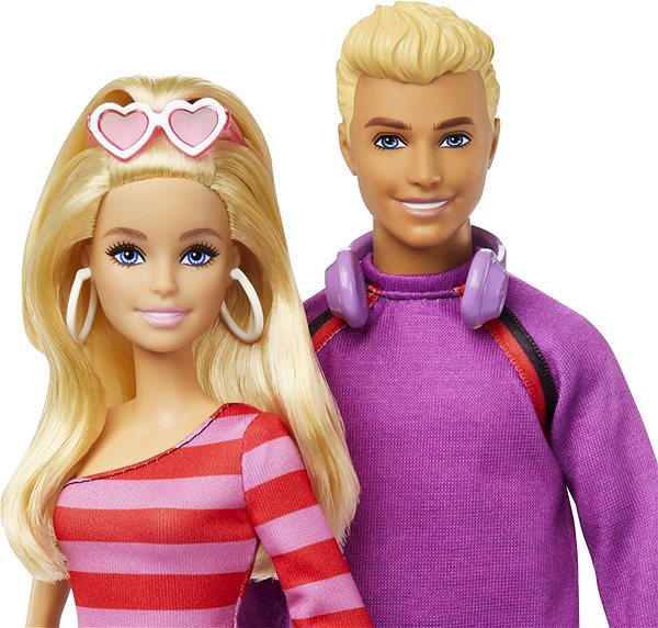 Barbie Fashionistas doll model Barbie and Ken with accessories 65th Anniversary.