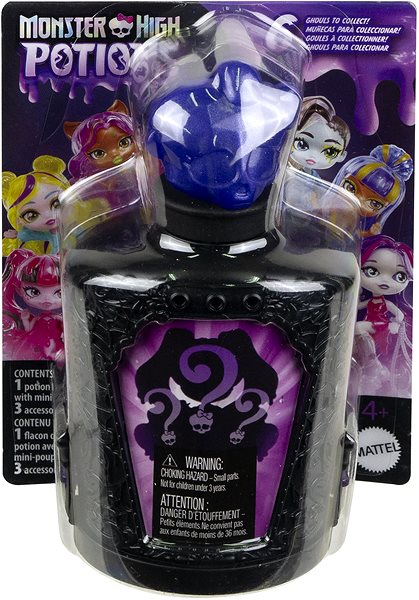 Monster High Elixirs doll with a little monster, surprise and reveal using water.
