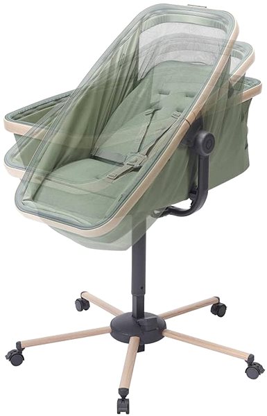 Stolička na kŕmenie Maxi-Cosi Alba 3 v 1 košík/ležadlo/stolička Beyond Green ...