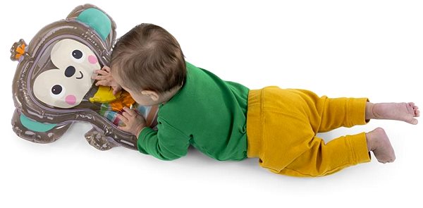 Bright Starts Hungry Monkey water play mat.