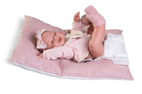 Antonio Juan 50414 Mia doll - winking and peeing realistic baby with all-vinyl body - 42 cm .