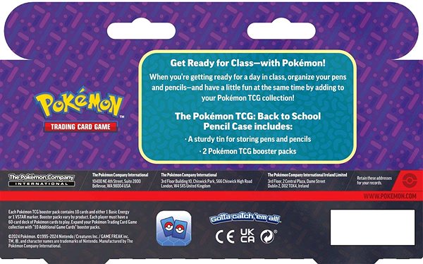Federmäppchen Pokemon TCG: Back to School 2024 – Federmäppchen ...