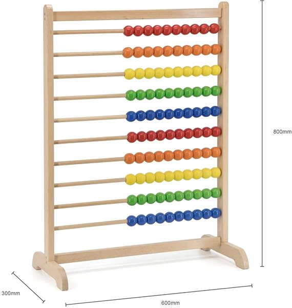 Viga Large Wooden Abacus.