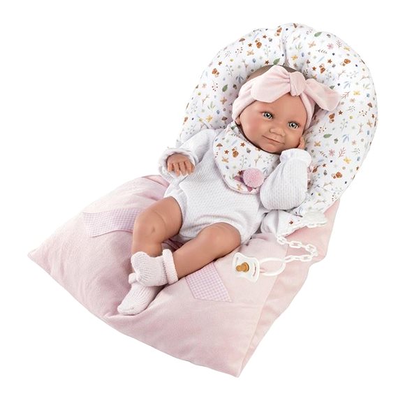 Bábika Llorens 73901 New Born dievčatko – reálna bábika s celovinylovým telom – 40 cm ...