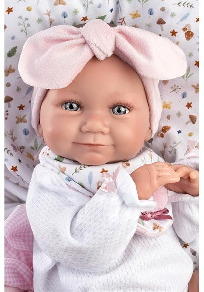 Játékbaba Llorens 73901 New Born kislány - élethű játékbaba teljes vinyl testtel - 40 cm ...