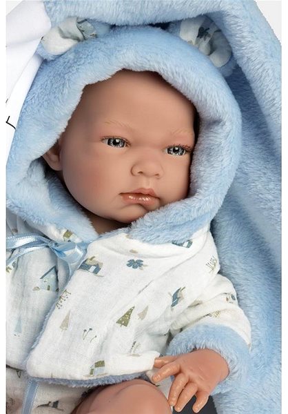Bábika Llorens 73897 New Born chlapček – reálna bábika s celovinylovým telom – 40 cm ...