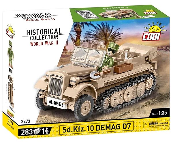 Stavebnice Cobi 2273 II WW Sd.Kfz. 10 DEMAG 1:35 ...