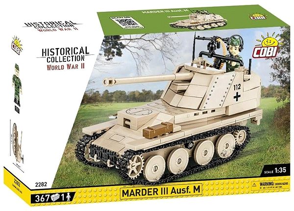 Stavebnice Cobi 2282 II WW Marder III Ausf. M 1:35 ...