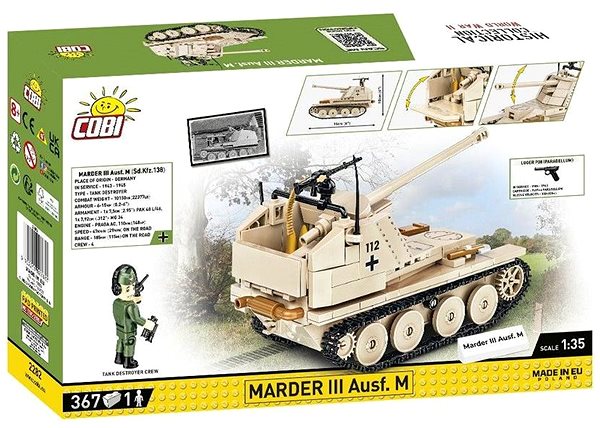 Stavebnice Cobi 2282 II WW Marder III Ausf. M 1:35 ...