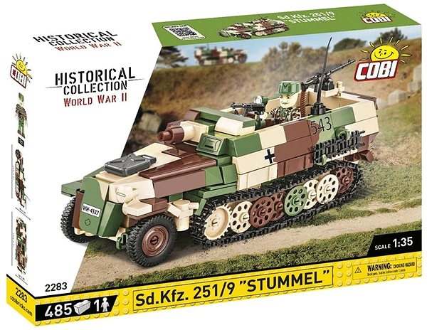 Cobi 2283 II WW Sd. Kfz. 251/9 STUMMEL 1:35 building set.