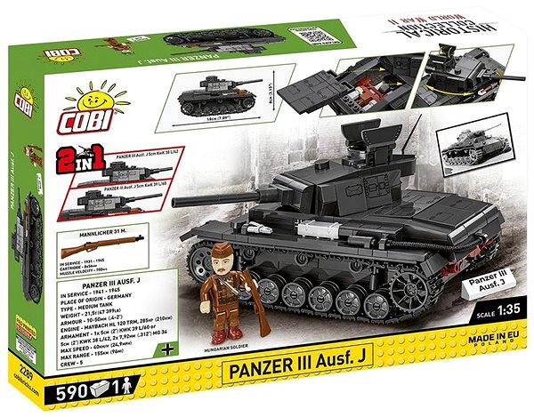 Stavebnice Cobi 2289 II WW Panzer III Ausf J 1:35 ...