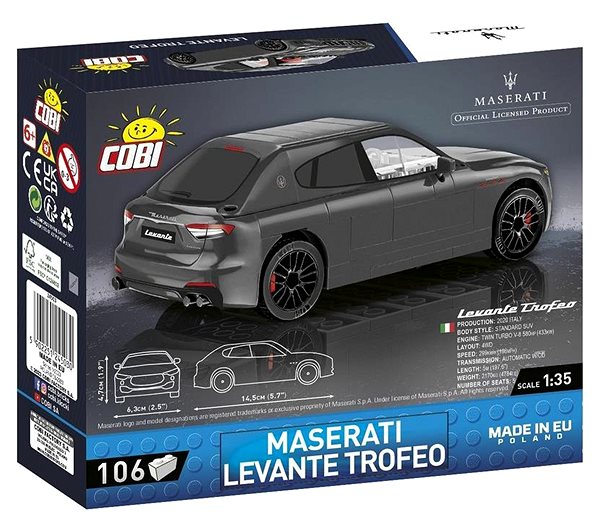 Building Set Cobi 24503 Maserati Levante Trofeo 1:35 ...