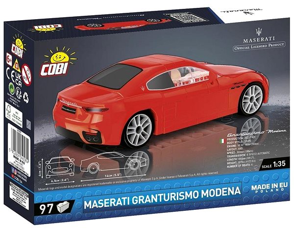 Cobi 24505 Maserati GranTurismo Modena 1:35 building set.