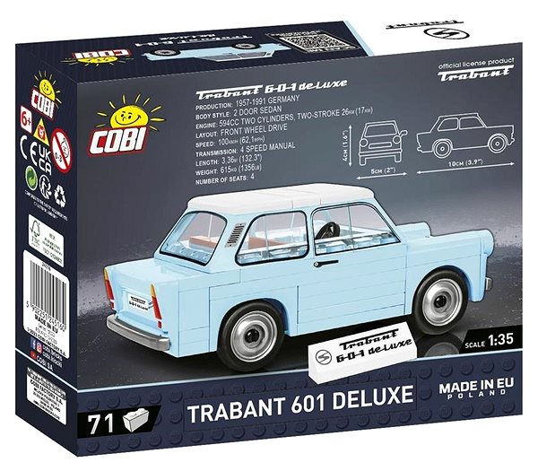 Stavebnice Cobi 24516 Trabant 601 Deluxe 1:35 ...