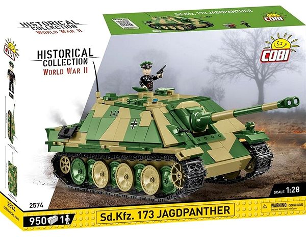Stavebnice Cobi 2574 II WW Jagdpanther Sd. Kfz. 173 1:28 ...