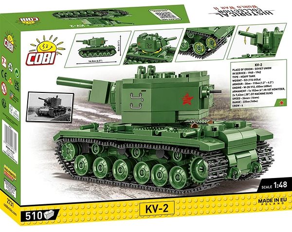 Stavebnice Cobi 2731 II WW KV-2 1:48 ...