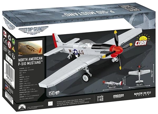 Stavebnice Cobi 5847 TOP GUN P-51D Mustang 1:48 ...