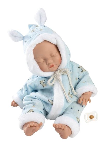 Játékbaba Llorens 63301 Little Baby - alvó élethű játékbaba puha szövet testtel - 32 cm ...