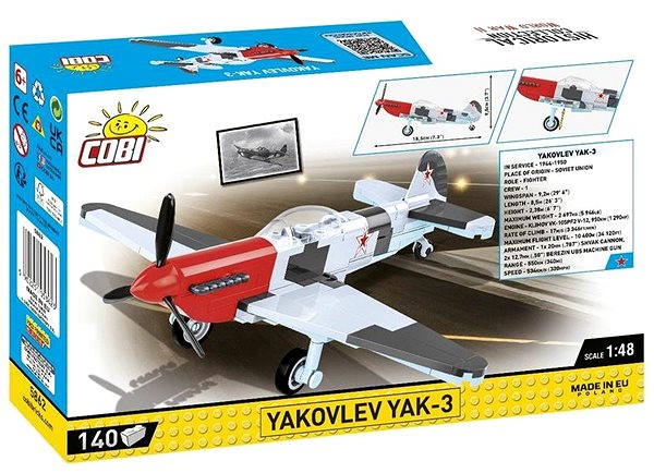 Stavebnice Cobi 5862 II WW Jakovlev YAK-3 1:48 ...