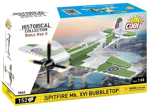 Stavebnice Cobi 5865 II WW Spitfire Mk. XVI Bubbletop 1:48 ...