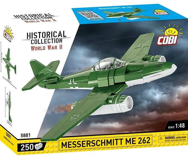 Cobi 5881 II WW Messerschmitt ME 262 1:48 construction set.