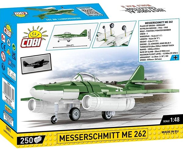 Building Set Cobi 5881 WW II Messerschmitt ME 262 1:48 ...
