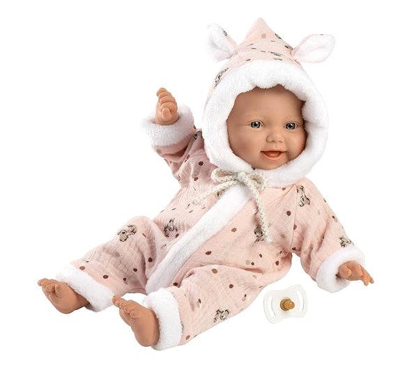 Játékbaba Llorens 63302 Little Baby - élethű játékbaba puha szövet testtel - 32 cm ...