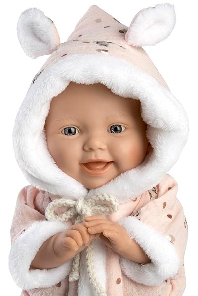 Játékbaba Llorens 63302 Little Baby - élethű játékbaba puha szövet testtel - 32 cm ...