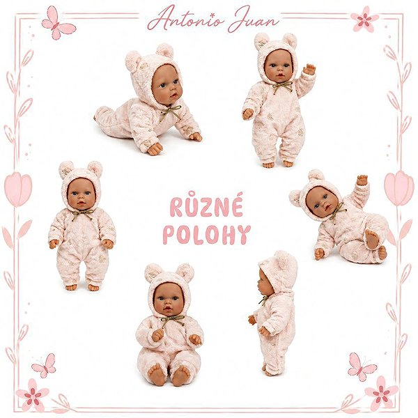 Antonio Juan 1136 Kika Doll - realistic baby with special movement function - 27cm.