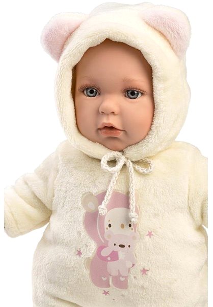 Játékbaba Llorens 14208 Baby Julia - élethű játékbaba puha szövet testtel - 42 cm ...
