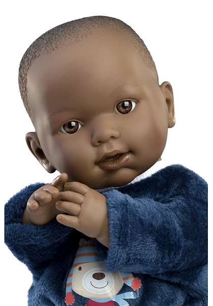 Játékbaba Llorens 14247 Baby Zareb - élethű játékbaba puha szövet testtel - 42 cm ...