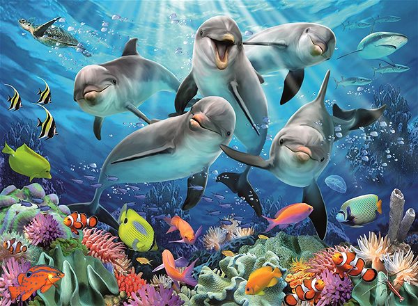 Ravensburger 120002000 Dolphins jigsaw puzzle.