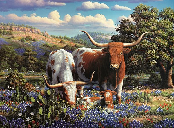 Ravensburger 120008262 Cattle in the Meadow puzzle .