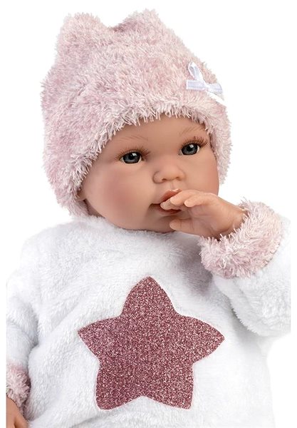 Játékbaba Llorens 63648 New Born - élethű játékbaba hangokkal és puha szövet testtel - 36 cm ...