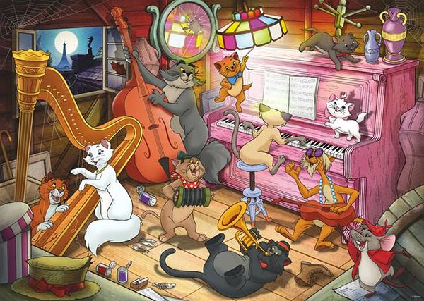 Ravensburger 120007531 Disney: The Aristocats puzzle.