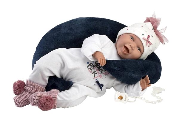 Játékbaba Llorens 74050 New Born - élethű játékbaba hangokkal és puha szövet testtel - 42 cm ...