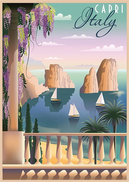 Ravensburger 120012092 Postcard from Capri puzzle .
