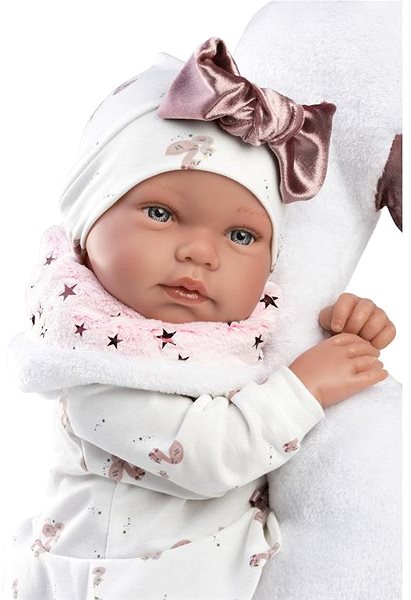 Bábika Llorens 84456 New Born – reálna bábika so zvukmi a mäkkým látkovým telom – 44 cm ...