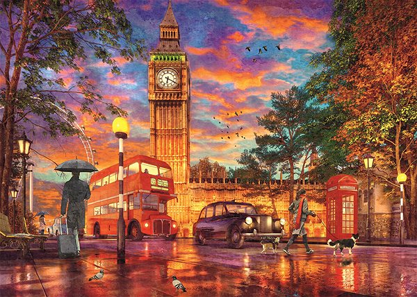 Ravensburger 120001843 Sunset at Big Ben puzzle.